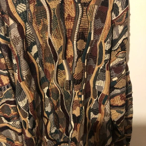 Chunky boho oversized ENRICO UOMO Italy sweater🔥retro - Picture 5 of 9